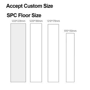 OEM購入ベスト6mm厚SPCフロアソリッドベーシックリジッドコアビニールプランクSPCタイル意味クリックフローリングブランド工場価格 - Product Image 2