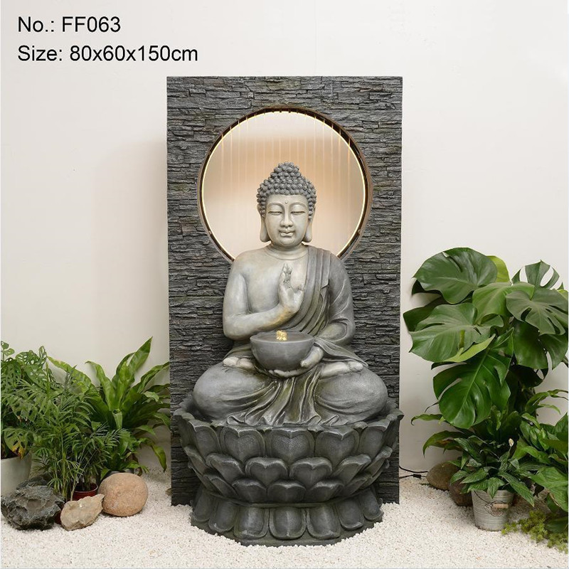 Buddha Light Stone Wall: 80*60*150CM