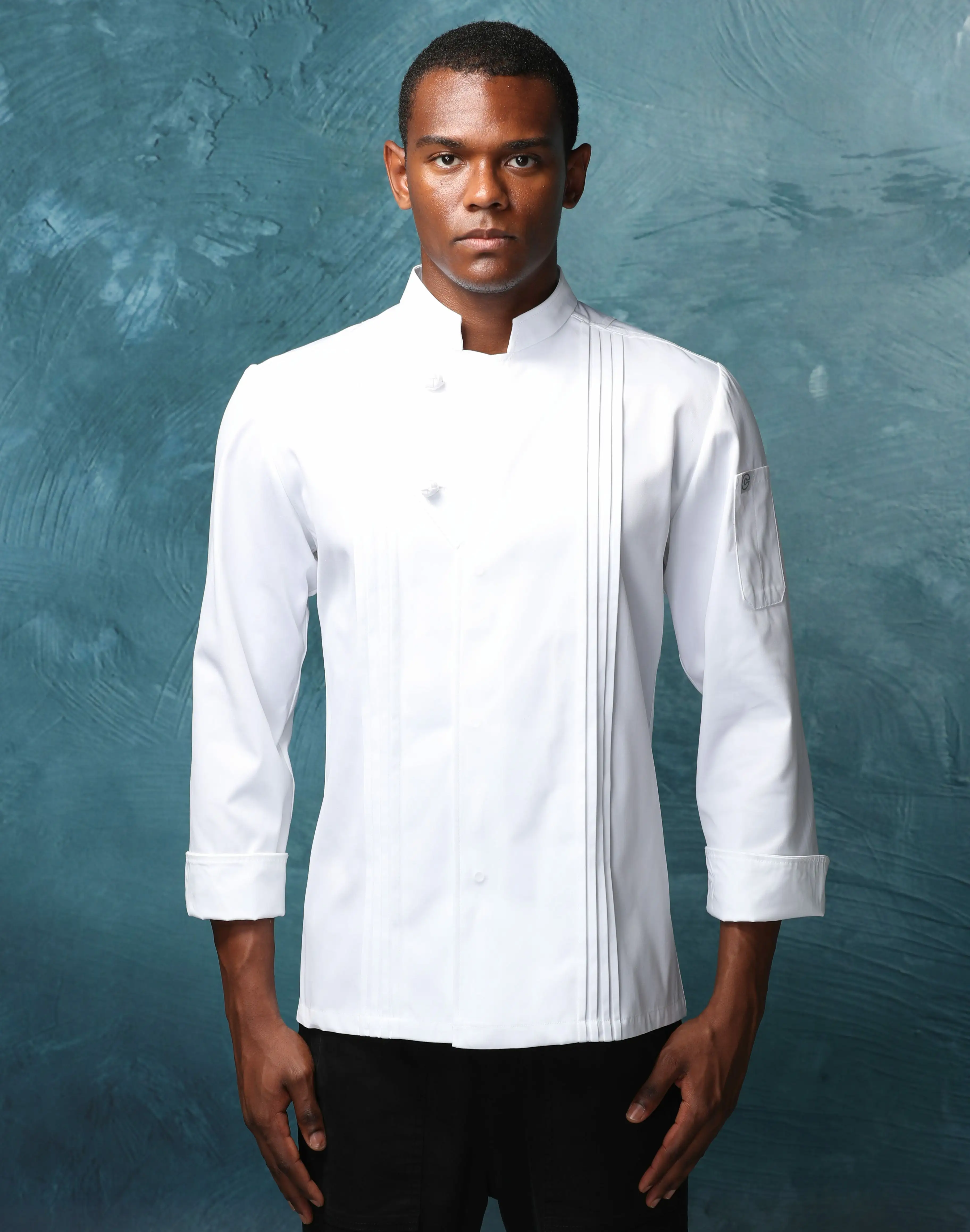 CHECKEDOUT 2024 chaqueta de cocinero de moda y chaqueta de chef uniforme de chef de manga larga para hotel y restaurantes uniforme chef