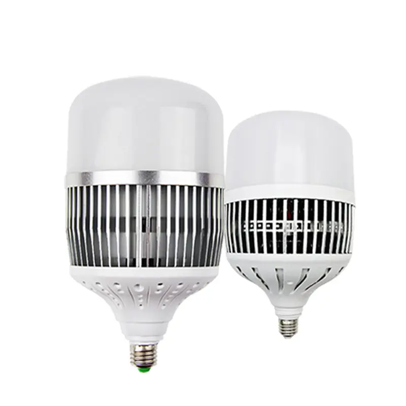 E27 E40 80W 120W 150W 200W ha condotto la lampadina ad alta potenza della lampadina dell'aletta AC220V fabbrica officina illuminazione risparmio energetico lampadine domestiche