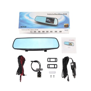 Cámara de marcha atrás para salpicadero de coche, lente Dual de 4,3 pulgadas, visión nocturna, 4K, frontal y trasera, con pantalla - Product Image 6