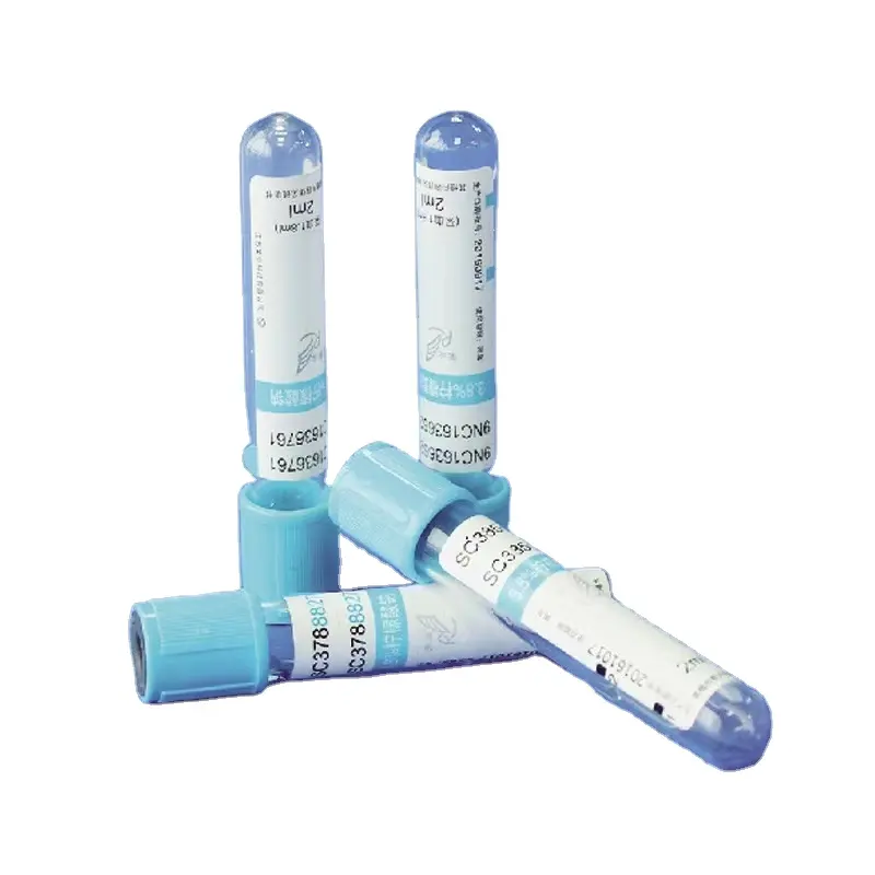 Оптовая продажа ЭДТА гепарина цитрат лития антикоагулянт Пробирка для одноразового геля для сбора крови
