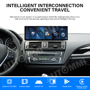 CCC 1 serisi E87 Android araba ekran 14.9 inç CarPlay ve Android oto Dashboard araç Dvd oynatıcı oyuncu için BMW 2007 - 2012 - Product Image 3