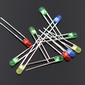 高出力5000mcd 3000mcd 8000mcd 12000mcd Epistarチップ3mm赤色拡散LEDダイオードライト用 - Product Image 3