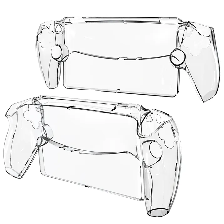 Custodia protettiva in cristallo trasparente trasparente per il trasporto di pellet Cover Cover per PS5 Playstation 5 Portal Game Player Remote