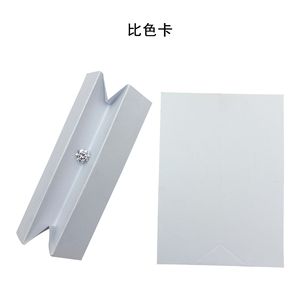 Diamond Colorimetric Card Color <strong>Comparison</strong> Folding Paper <strong>Test</strong> Paper Color <strong>Comparison</strong> Grading Authenticity of Jewelry Card - Product Image 6