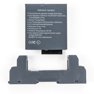 Aislador de señal CC de tipo enchufable 4-20mA 0-10V 1-5V convertidor de aislamiento de señal analógica de entrada - Product Image 2