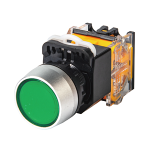 Interruptor de botón eléctrico a prueba de agua IP65 con selector de llave de resorte para aplicaciones de control industrial - Product Image 3