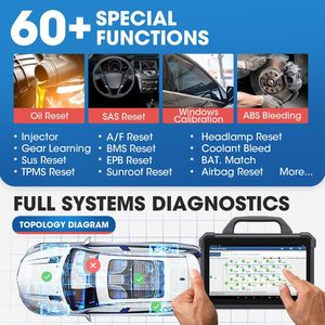Lancio X431 PAD VII Elite 2024 J2534 strumento di riprogrammazione intelligente topologia mappa bidirezionale Scanner diagnostico - Product Image 4