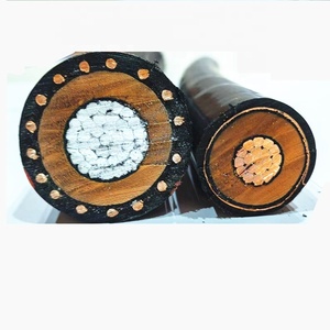 ผู้ผลิตสายเคเบิล mV 35KV TR-XLPE ฉนวนทองแดงที่เป็นกลาง LLDPE sheath มาตรฐาน S-93-639 ICEA