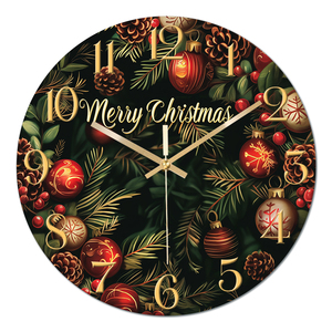 Nhà Máy Bán Buôn 12-Inch Kính Đồng Hồ Treo Tường Thạch Anh Kim Hiển Thị Đài Phát Thanh Trừu Tượng Bán Hàng Nóng Phòng Khách Trong Kho Mặc Cả Mua - Product Image 1