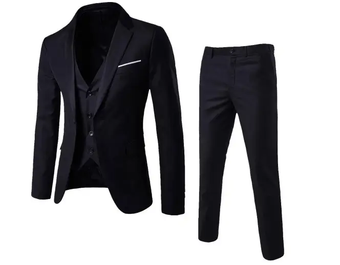 2022 Pant Coat Design Men Wedding Suits Slim Fit Business Three Piece Sets Men Suit