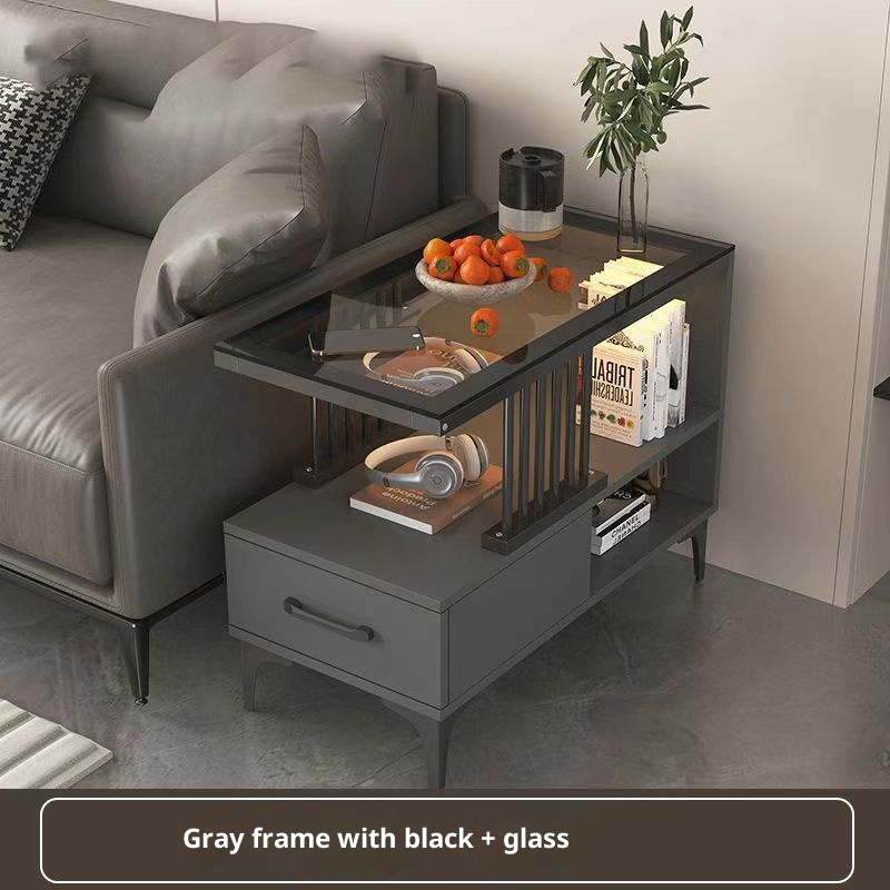Grey black frame + glass