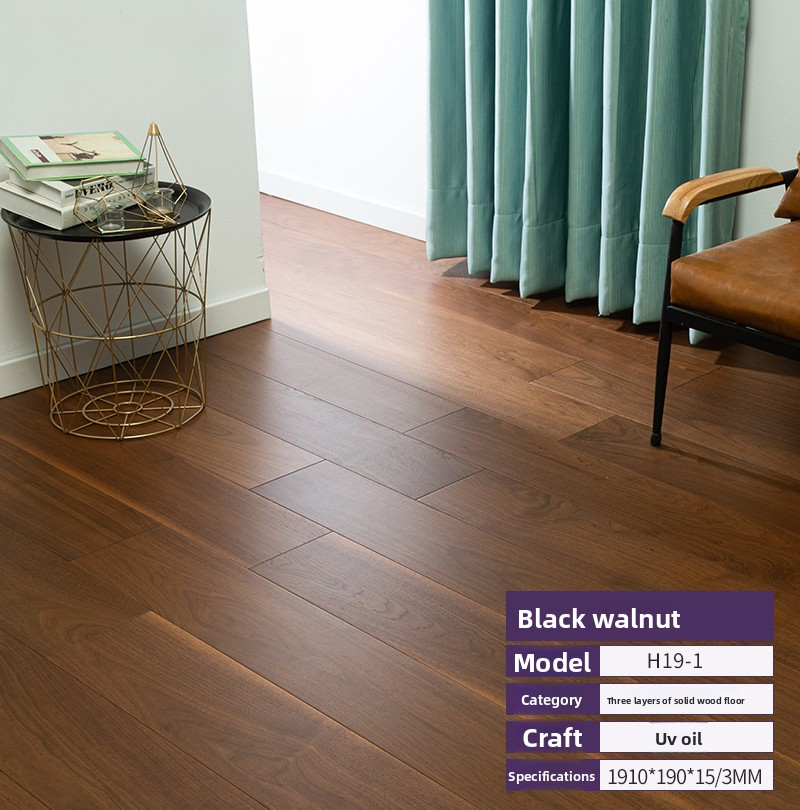 Pure three-layer black walnut H19-1; 1㎡