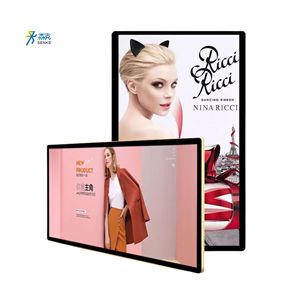 Schermo di visualizzazione delle informazioni del pannello del pannello del Menu pubblicitario LCD per interni a parete segnaletica digitale della rete Wifi del lettore pubblicitario - Product Image 2