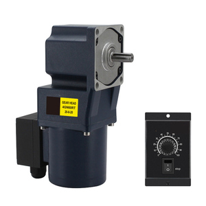 220v Two-Stage Gear <strong>Motor</strong> Low Rpm <strong>Variable</strong> <strong>Speed</strong> Right Angle Ac Gear <strong>Motor</strong> <strong>With</strong> <strong>Speed</strong> <strong>Controller</strong> - Product Image 1