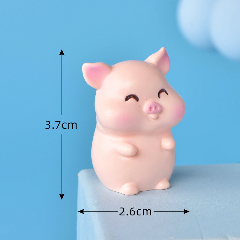 colorful Mr. No. 9 Kissing Pig