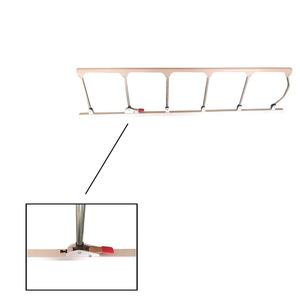 Giá rẻ Giường Y Tế phụ kiện bệnh viện giường bên lan can gấp Hợp kim nhôm guardrails - Product Image 5