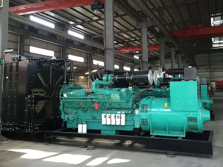 Yüksek kaliteli 1000kw 1250kva 1 Mega Watt endüstriyel jeneratör avrupa motor dizel jeneratör satışı