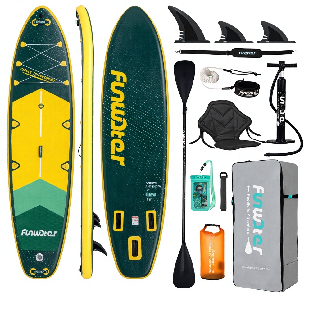 SUPFW43A--Tabla de cielo estrellado ultra ancha verde de 350 cm