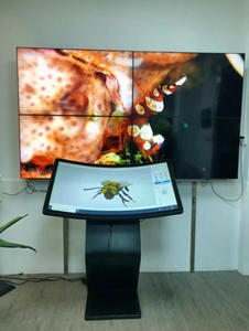 Favorite Factory Price 32 Inch Wall Mounted Curved Screen Capacitive 4K Display Business Gaming <strong>Computer</strong> Shopping Mall Elevator - Product Image 3