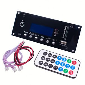 บอร์ดถอดรหัส MP3โมดูลบอร์ด5/12V สำหรับรถยนต์เครื่องเล่น MP3 WMA WAV TF ช่องเสียบการ์ด /usb/fm โมดูลบอร์ดระยะไกล - Product Image 1