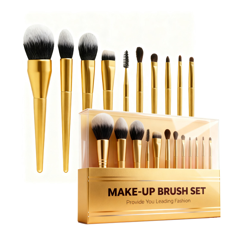 Gold Makeup Brush sets