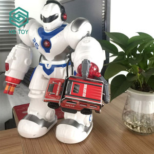 HS Remote Control Robocop <strong>Programmed</strong> Intelligent RC Dancing Robot Light Cozmo Toys With USB - Product Image 3