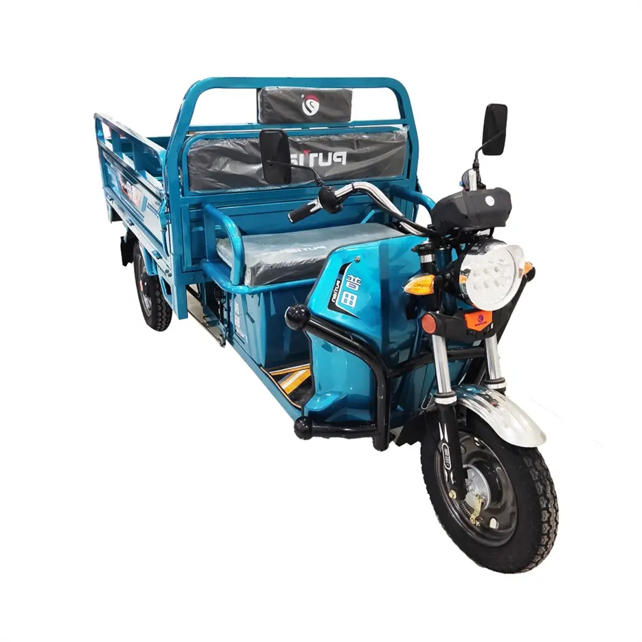 Brand New Off Road Driewieler Cargo Scooter 5000W Elektrische Fietstaxi