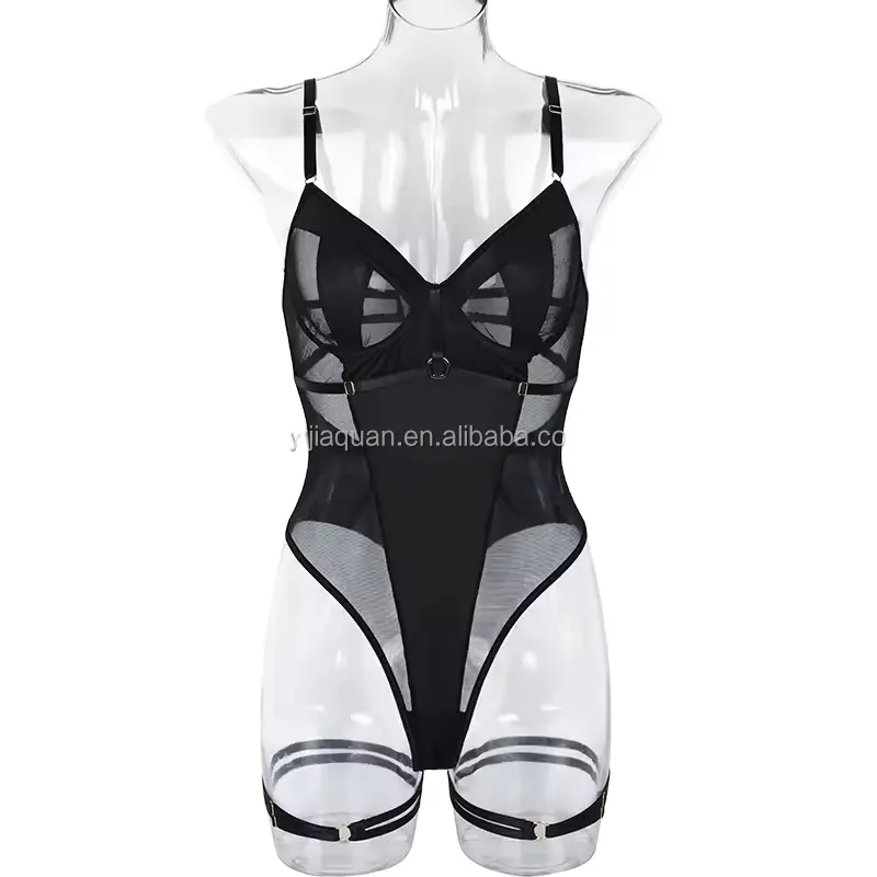 2024 Women Luxury Exotic Wedding Sexi Lace Black Corset See Through Bodysuits One Piece Sexy Teddy Lingerie Woman