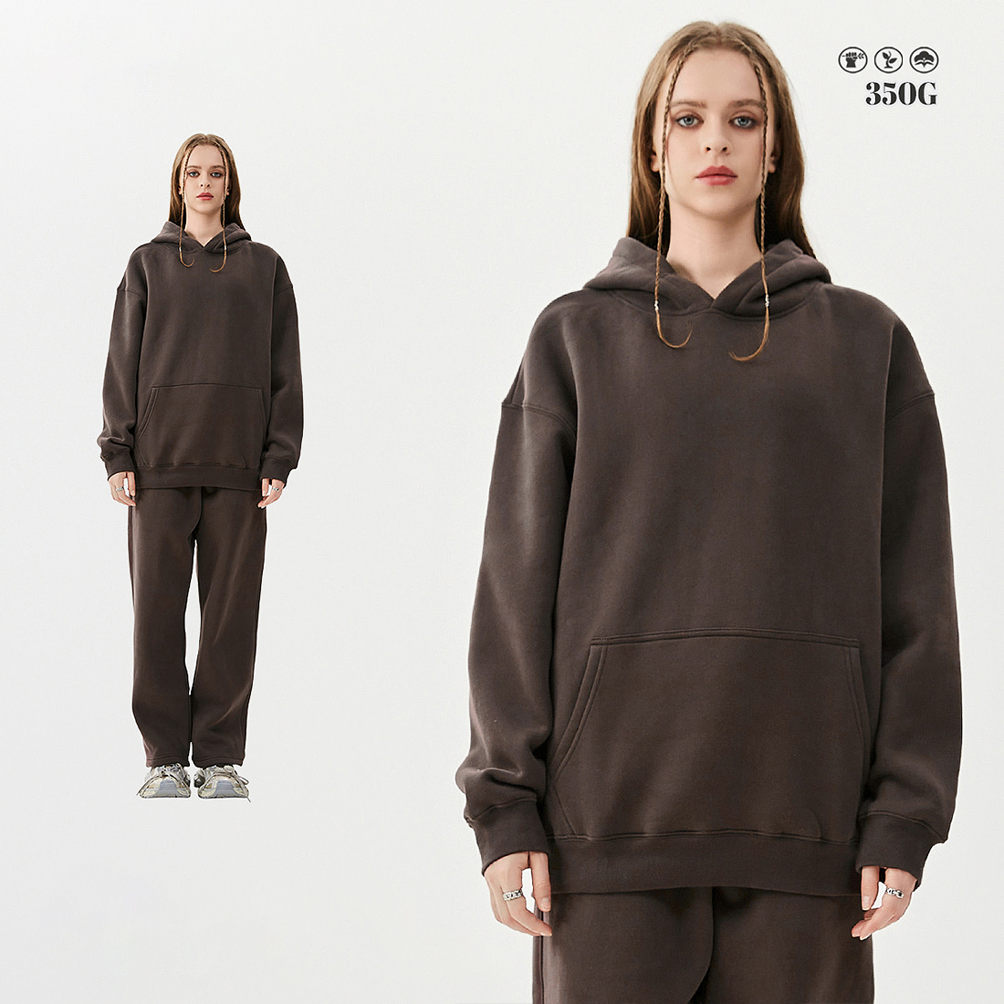 Plum purple hoodie