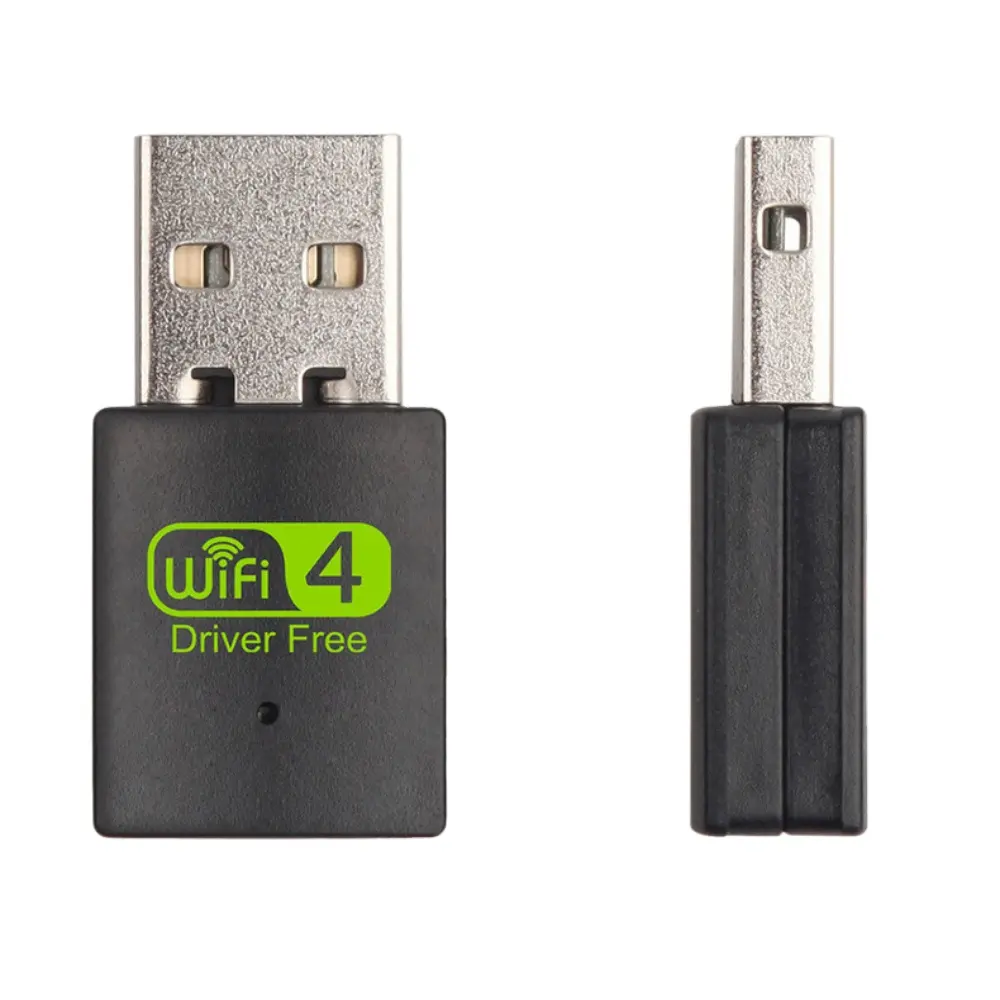 Controlador gratuito 300Mbps Usb Dongle para computadora portátil Wifi 4 Usb Wifi Dongle Controlador gratuito Mini Usb Wifi Adaptador