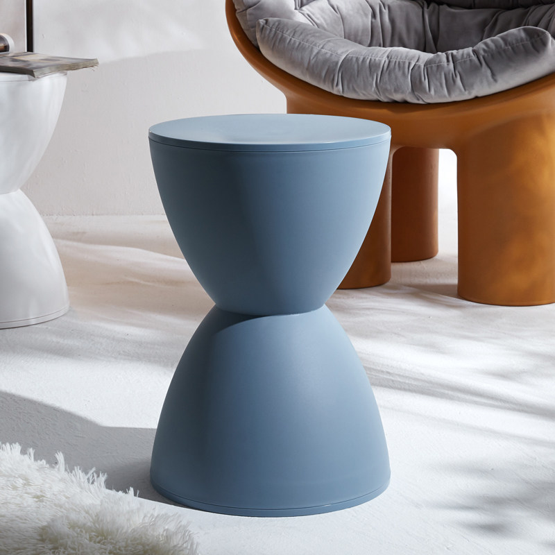 Taburete Prince gris azul