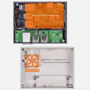 Con accessori per ventaglio retrofag Raspberry Pi 3 2 B + custodia NESPi Box gioco retrò - Product Image 5