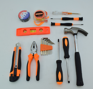 18 Pieces General Household Hand Tools <strong>Set</strong> With Plastic Toolbox Storage - Product Image 2