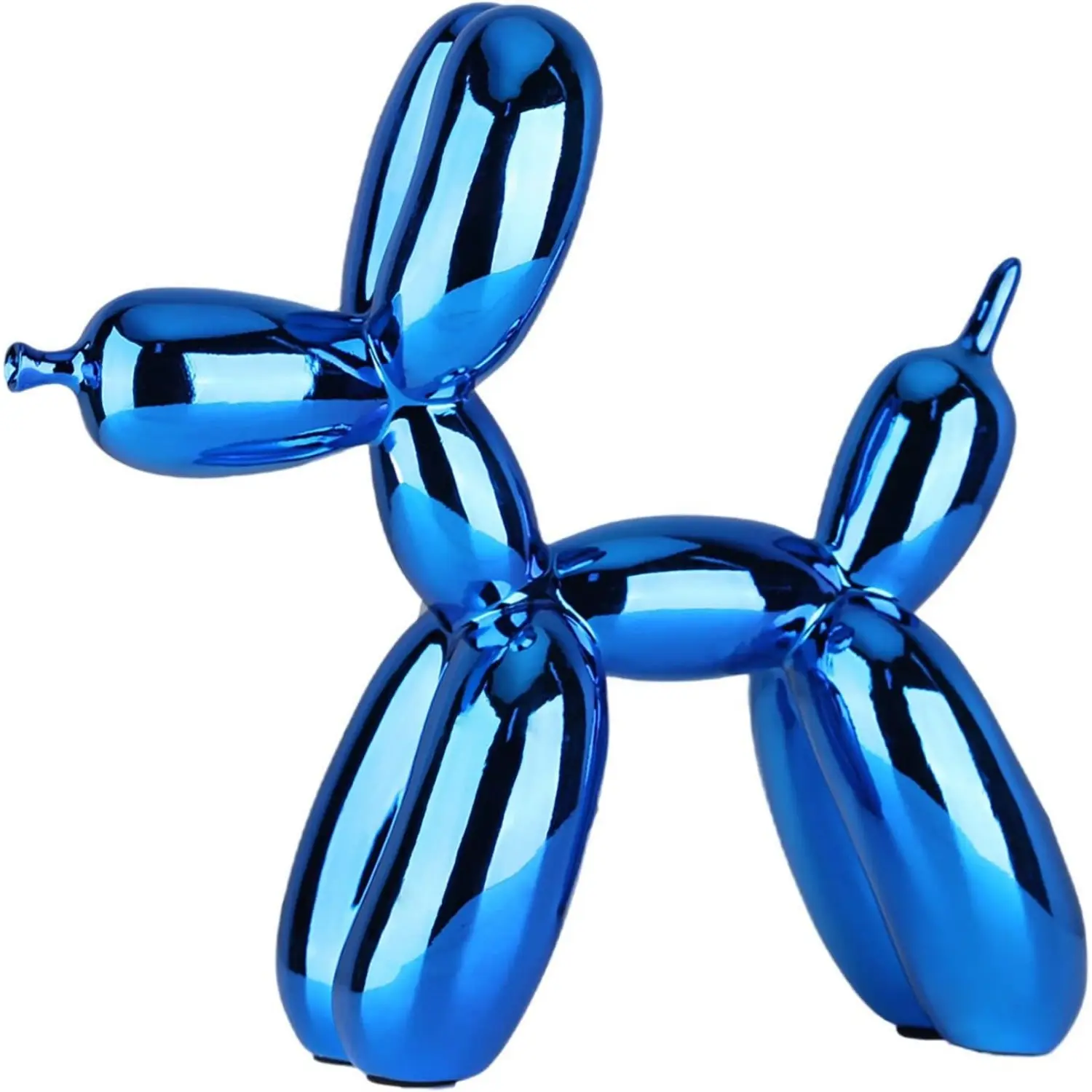 Venta caliente resina Jeff Koons globo perro Escultura Moderna y personalizada decoración del hogar artesanías de resina
