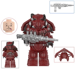 ตัวต่อพลาสติกหุ่นยนต์ตัวละครในภาพยนตร์ Mecha Minifigs พร้อมอาวุธไซเบอร์ออกแบบได้ตามต้องการ - Product Image 4