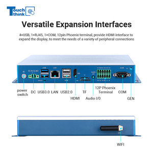 Wholesale Customized Multi Protocol Communication Linux/Win10 J1900/J6412/Rk3568 Mini Pc Rs232/485 <strong>Tcp</strong> Poe 64gb Storage - Product Image 6