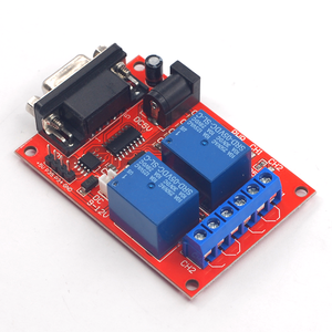 SR-104A serielles Portensteuerungsmodul 2-Way-Relay-Verzögerungsrelay einzelner Chip-Mikrocomputer-Controller fertigplatine