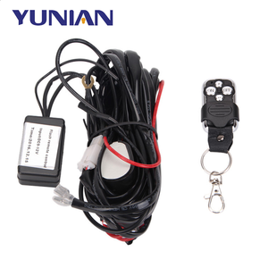 Evrensel uzaktan kumanda flaş Strobe kablo demeti anahtarı LED ışık tel röle kiti 40A 12V oto araba 4WD UAZ SUV - Product Image 1