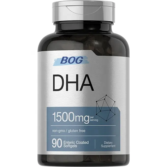 OEM/ODM DHA Strawberry - 60 Soft Gels - 1660 mg Omega-3 - High-Intensity DHA Formula for Brain   Nervous System Support