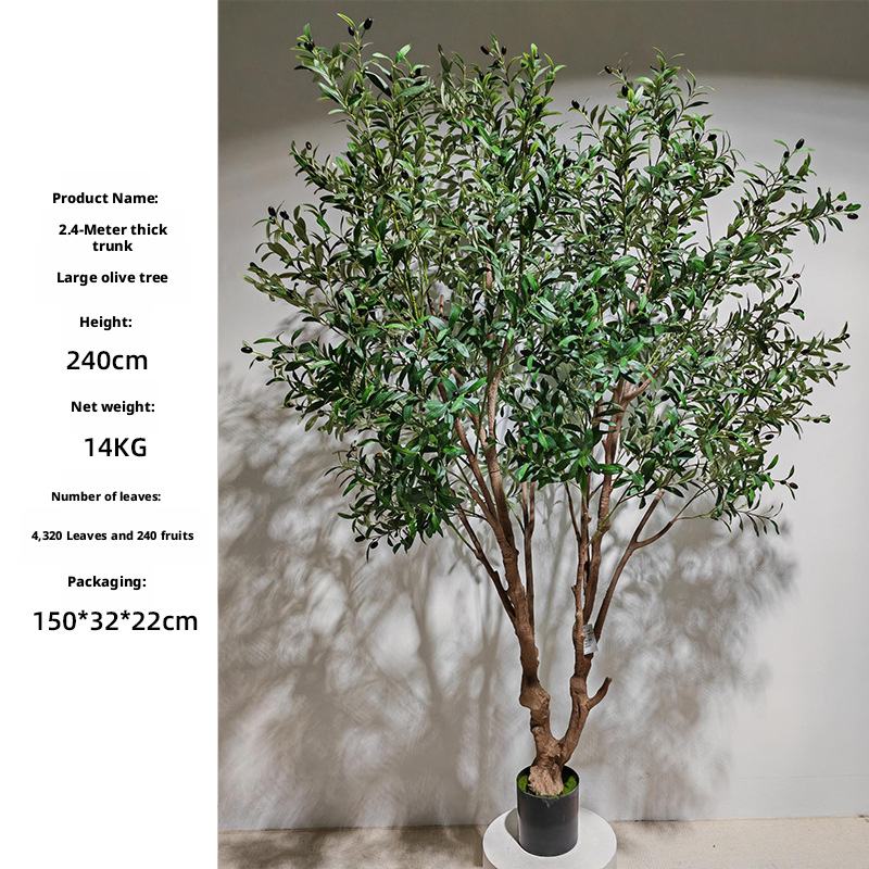 Grand poteau épais de 240 cm
