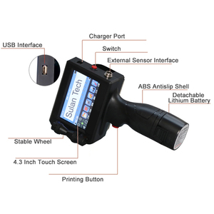 1. Multi Language TIJ Handheld Date Printing Machine - logo QR <strong>Code</strong> Barcode Printing Machine - Product Image 2
