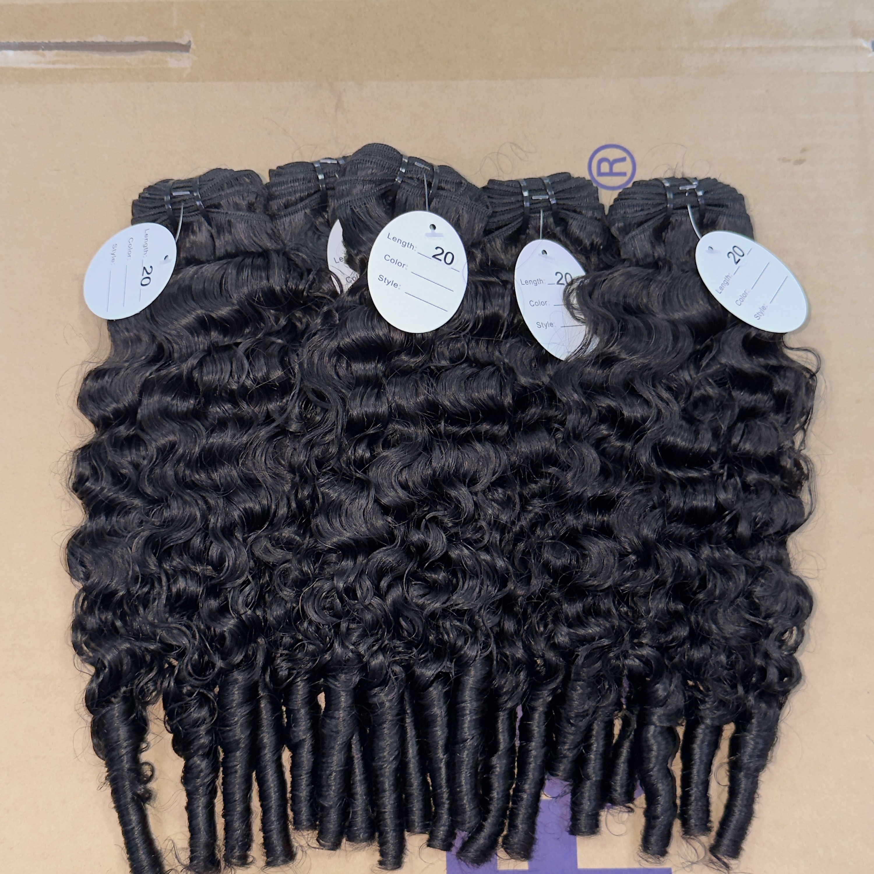 1 unidad de cabello rizado francés
