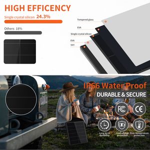 Yüksek kaliteli temperli cam güneş enerjisi paneli 3.7v Mini Mono güneş paneli pili tekrarlayıcı Router için Iot Lora düğüm Meshtastic - Product Image 3