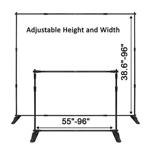 Cửa Hàng 2.3X2.3 M Quảng Cáo Di Động Có Thể Điều Chỉnh Bước Kính Thiên Văn X Biểu Ngữ Backdrop Đứng - Product Image 6