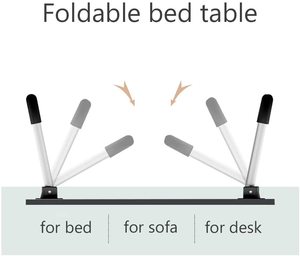 Multi-funzioni Mini tavolo pieghevole casa studio scrivania in legno PC tavolo Computer portatile tavoli per il letto - Product Image 3