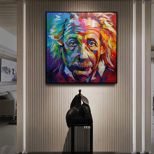 Áp Phích Và Tranh In Nghệ Thuật Đại Chúng <span class=keywords><strong>Albert</strong></span> <span class=keywords><strong>Einstein</strong></span> Màu Nước Tranh Treo Tường Nghệ Thuật Chân Dung Trừu Tượng Tranh Trang Trí Phòng Khách - Product Image 5