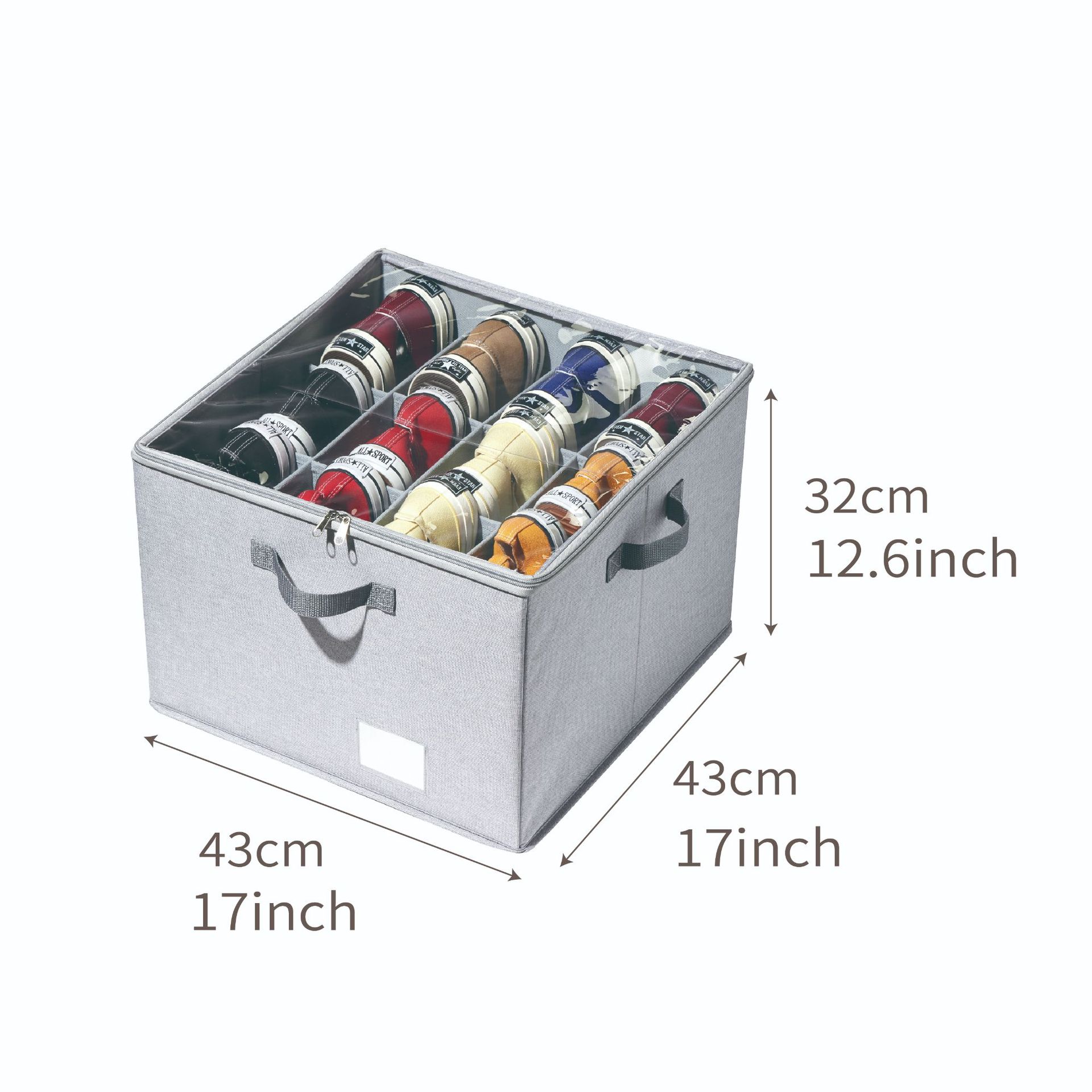 12-compartment shoe box, 43*43*32cm