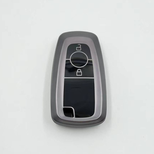 High Quality TPU Soft Car <strong>Key</strong> Case Protector Remote <strong>Key</strong> Shell Cover <strong>2</strong>-button Fit for <strong>Ford</strong> Smart Car <strong>Key</strong> - Product Image 2